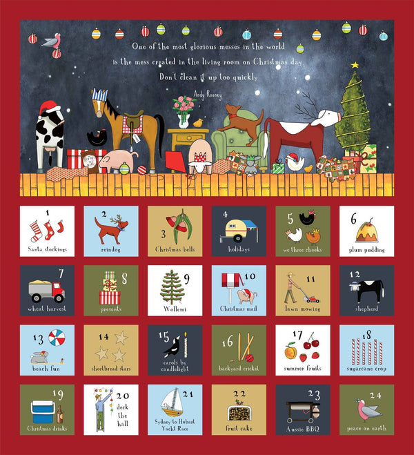 Farmhand Advent Calendar by Red Tractor Designs - Panel