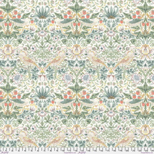 William Morris Leicester Strawberry Thief Olive
