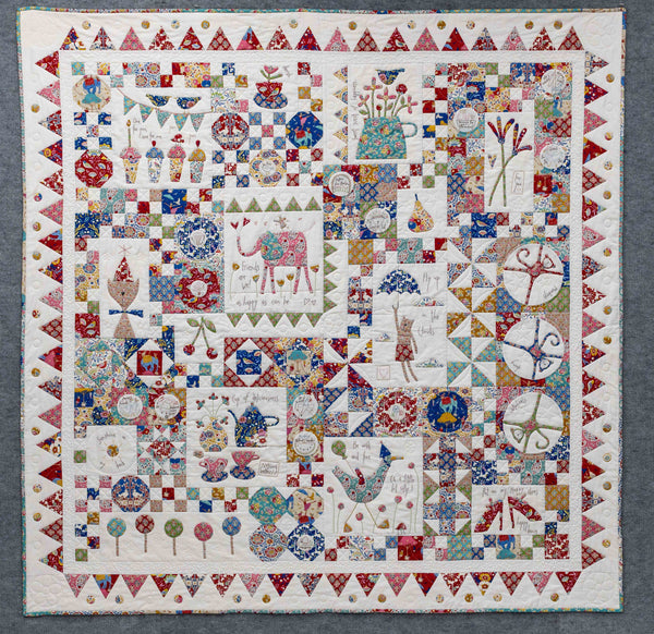 Homespun BOM 2024 Sunshine and Lollipops Quilt Kit