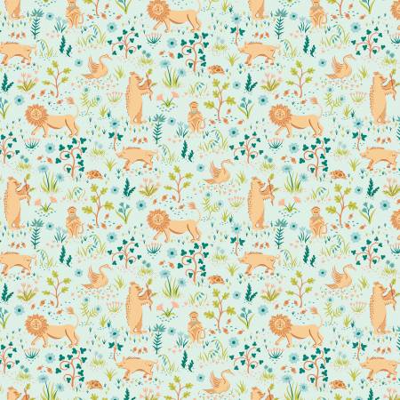 Liberty Tree of Life Tudor Fauna Green