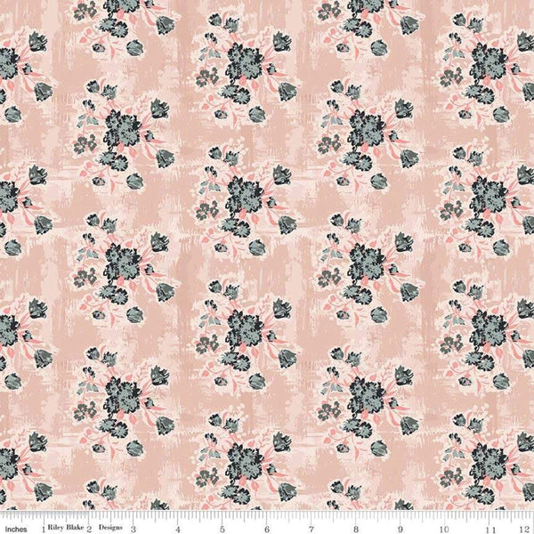 Abbie Floral Pink C7711-Pink