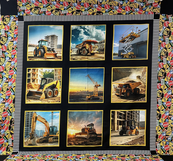 Construction Site Quilt Kit