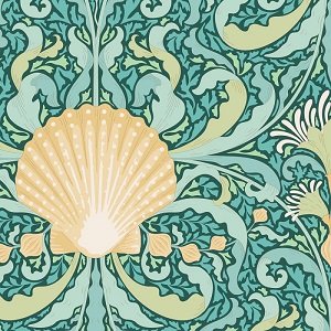 Cotton Beach Scallop Shell - Teal