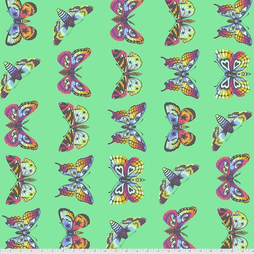 Tula Pink Daydreamer Butterfly Hugs - Lagoon