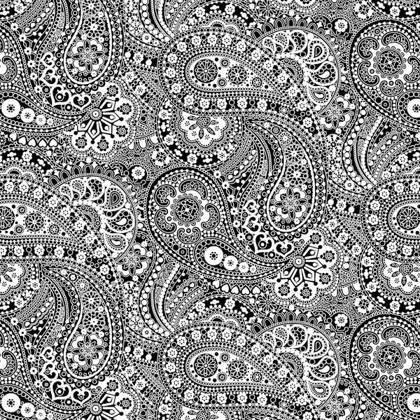 Black & White Paisley - Wide Back