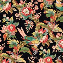 Devonstone Collection Chinoiserie Linen Black