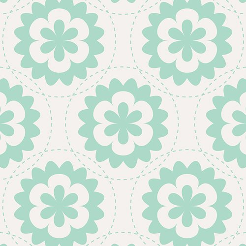 Geometric Bliss Fractal Garland Mist