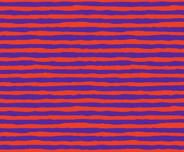 Kaffe Comb Stripe - Purple