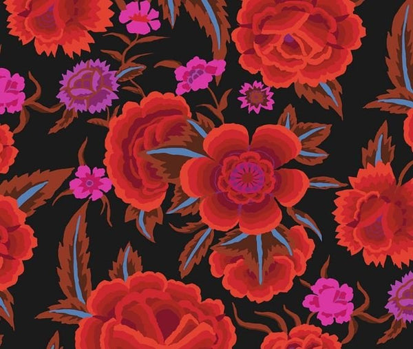 Kaffe Embroidered Shawl - Red
