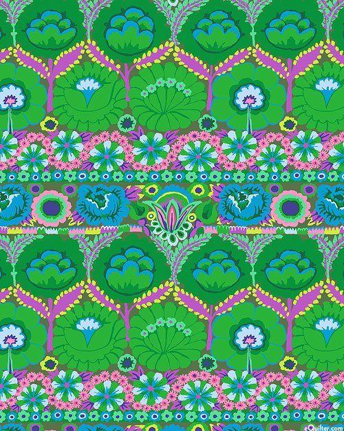 Kaffe Embroidered Flower - Green