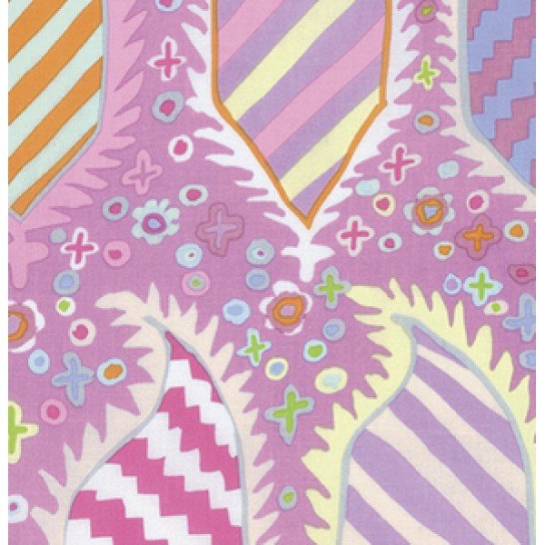 Kaffe Striped Heraldic - Pink