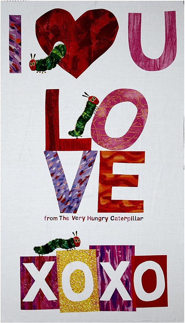 The Very Hungry Caterpillar I Love You Panel